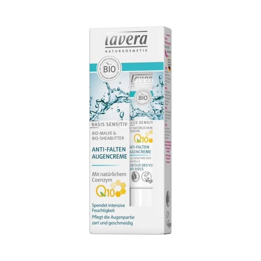 Lavera Basis Sensitiv Anti-Age Eye Cream Q10 